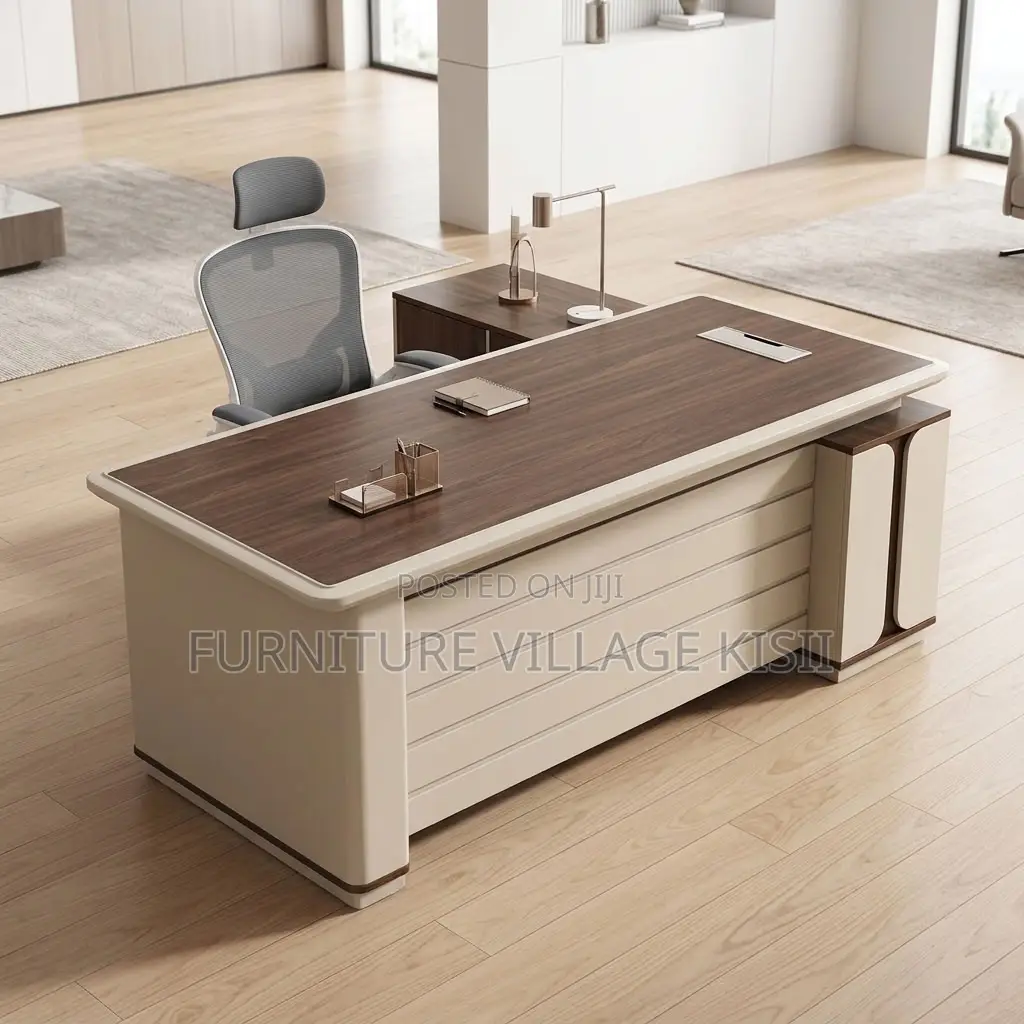 Premium L-Shaped Executive Office Desk