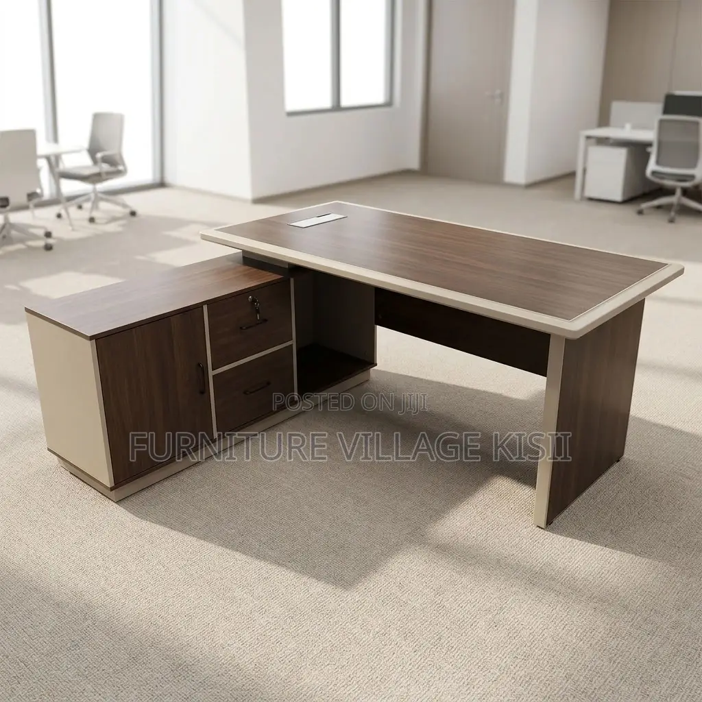 Premium L-Shaped Executive Office Desk