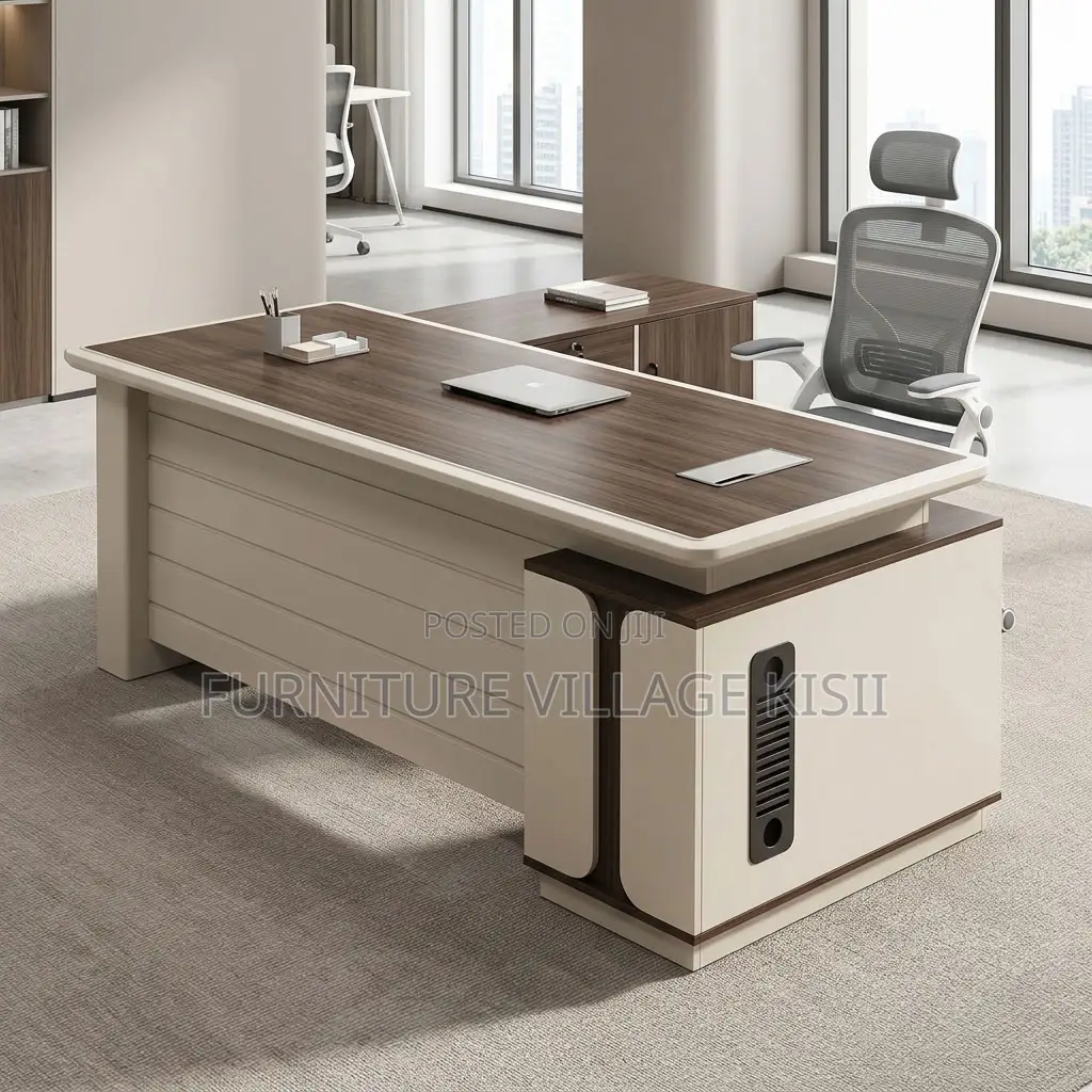 Premium L-Shaped Executive Office Desk