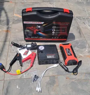 99800mAh Car Battery Jump Starter With LED Light & Inflator
