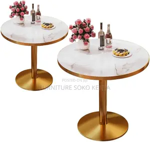 Dining Table : Modern Round Marble Table