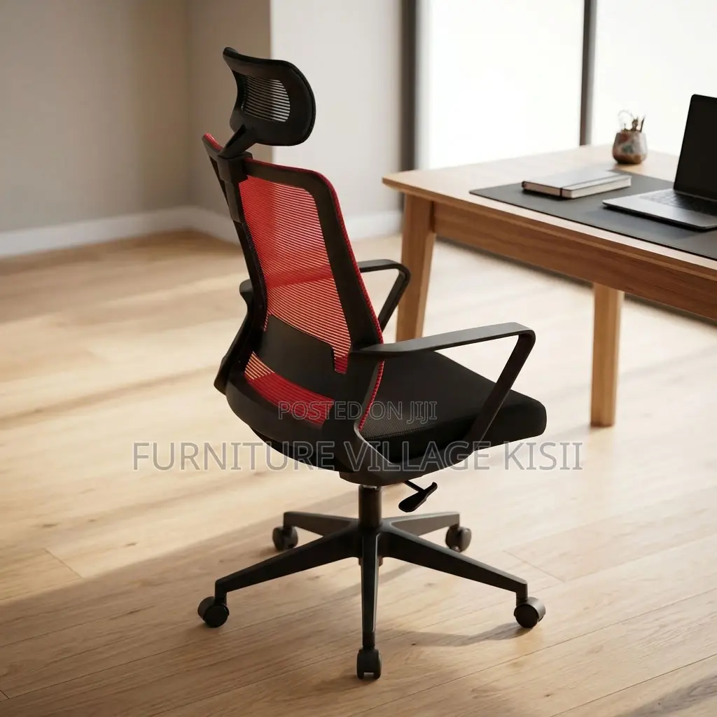 Stylish Red Executive Office Chair