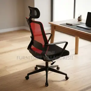 Stylish Red Executive Office Chair