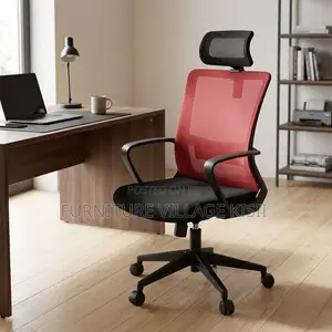 Stylish Red Executive Office Chair