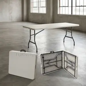 Portable White Folding Table