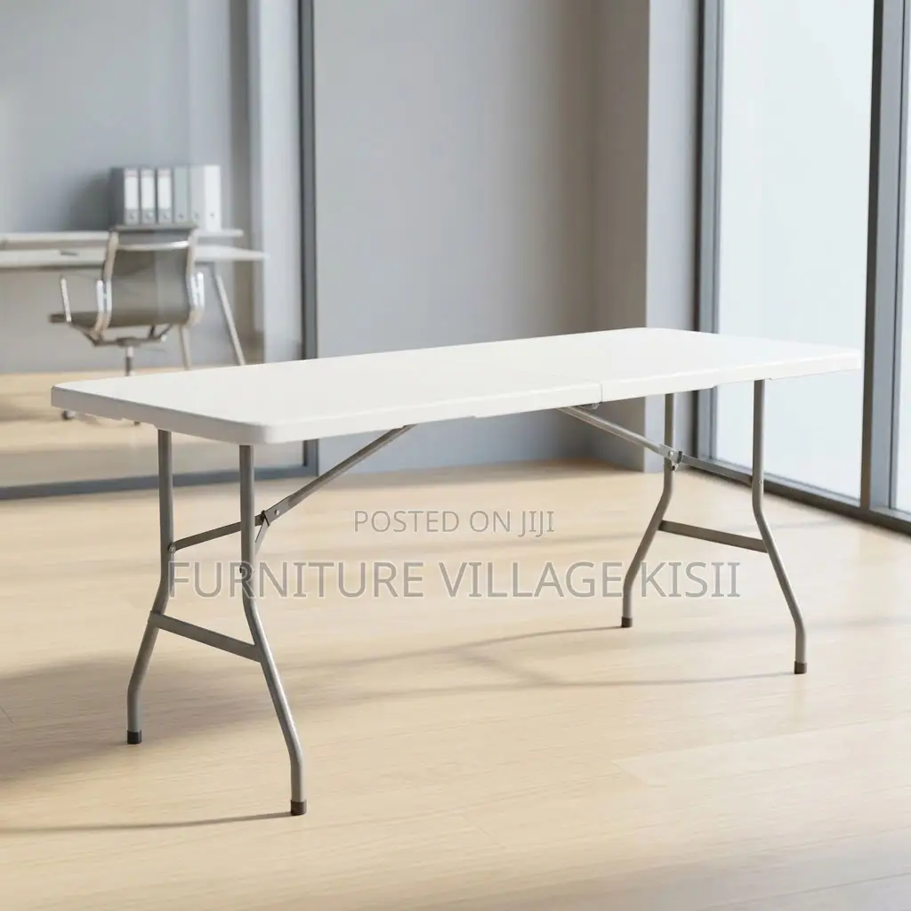 Portable White Folding Table