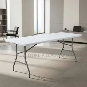 Portable White Folding Table