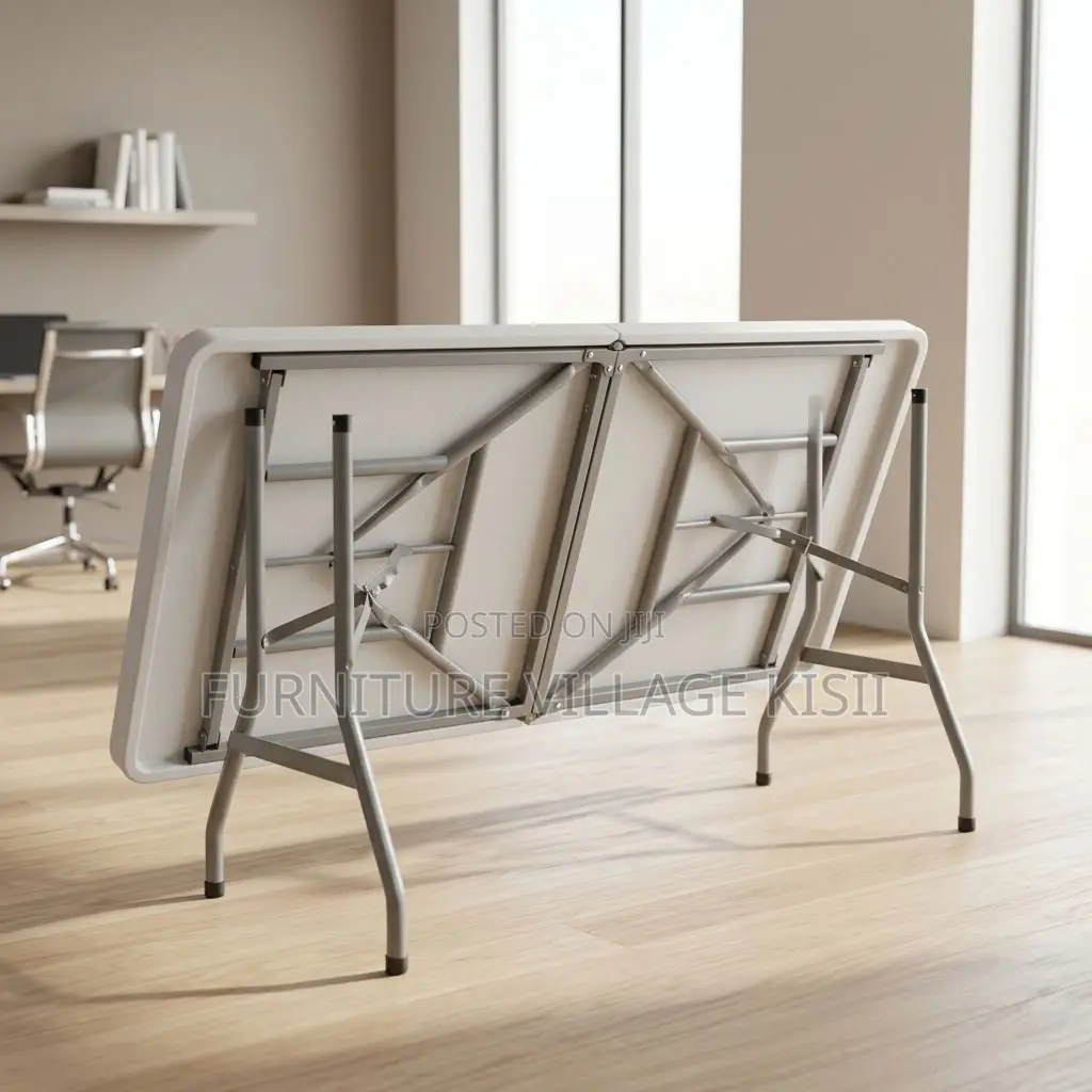 Portable White Folding Table