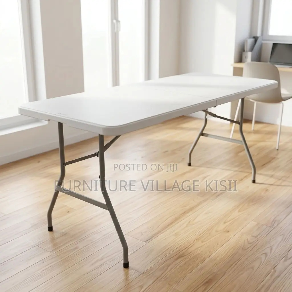 Portable White Folding Table