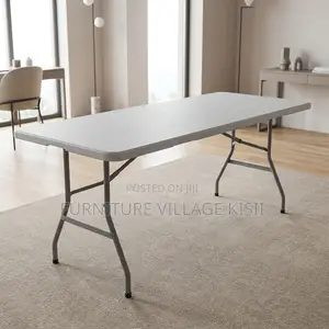 Portable White Folding Table