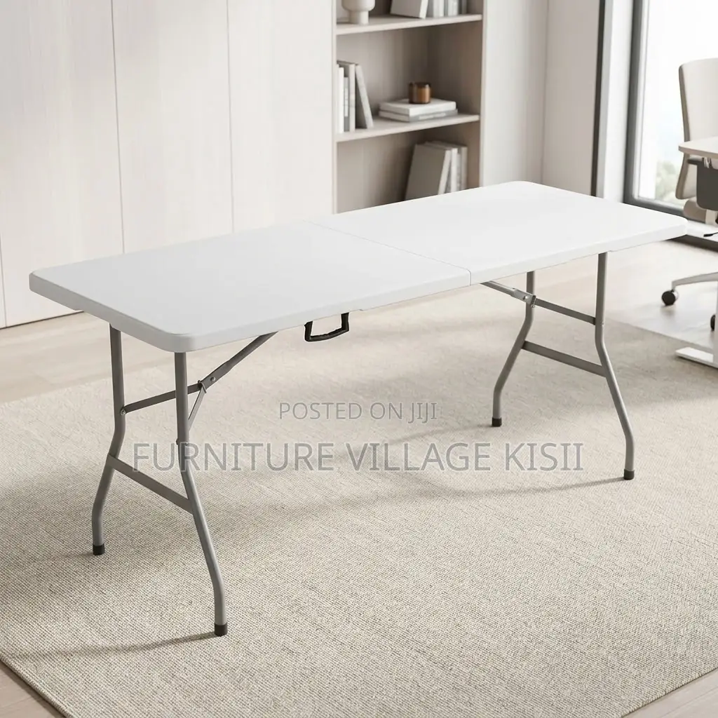 Portable White Folding Table