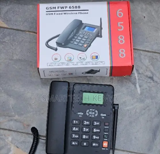 6588 GSM Fixed Wireless Phone With LCD Display Caller ID