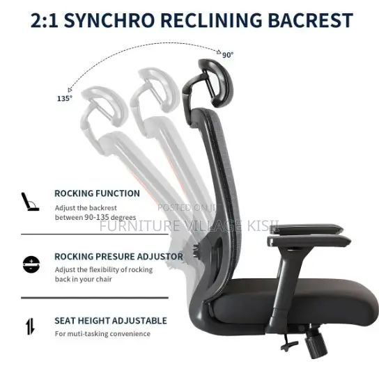 Premium High Back Mesh Computer Chair