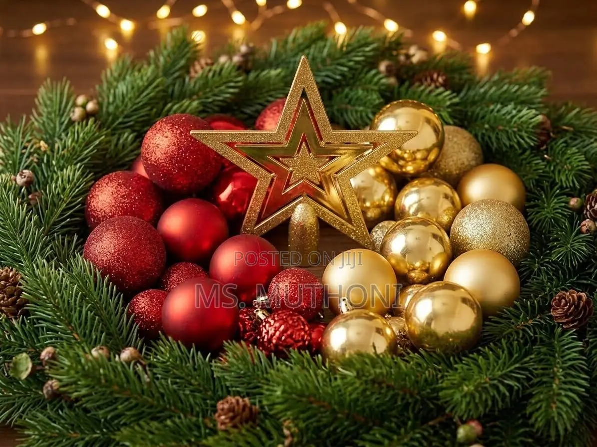 101PCS Multi-Style Christmas Tree Ornaments Balls Kit
