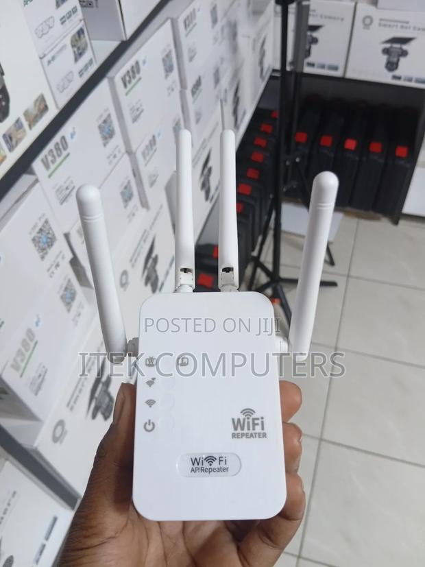 Wireless WiFi Extender With Ethernet for Remote Working - main view