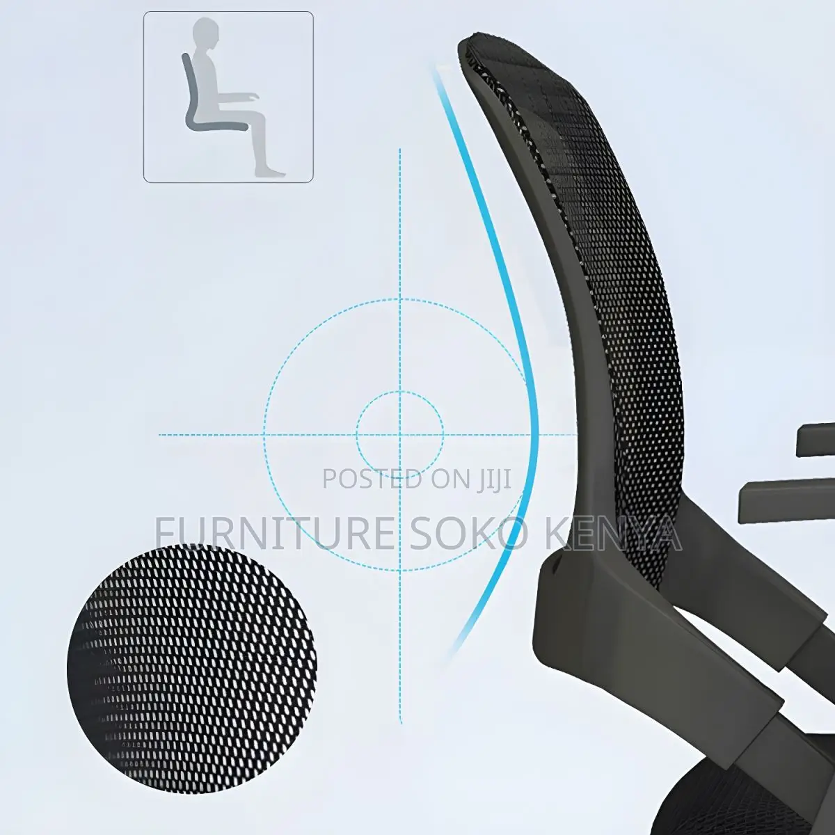 Office Chair : Ergonomic Mesh Folding Office & Training Chair