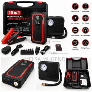 10-in-1 Emergency Car Jump Starter Kit