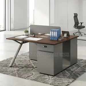 Modern 2-Person Office Workstation