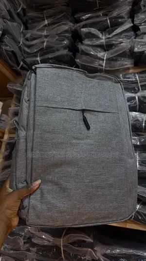 Minimalist Laptop Bag/Backpack (Black & Grey)