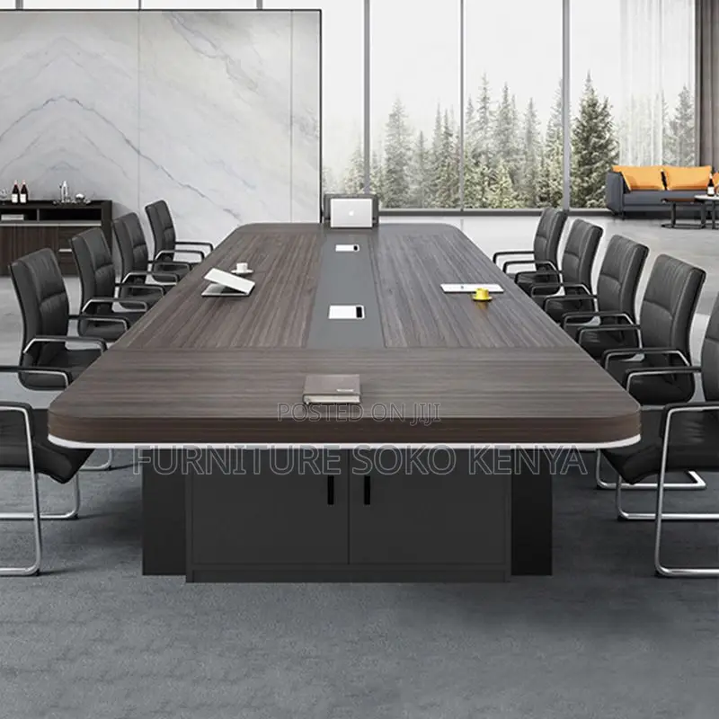 Office Table : 2.4M Modern Executive Wooden Boardroom Table