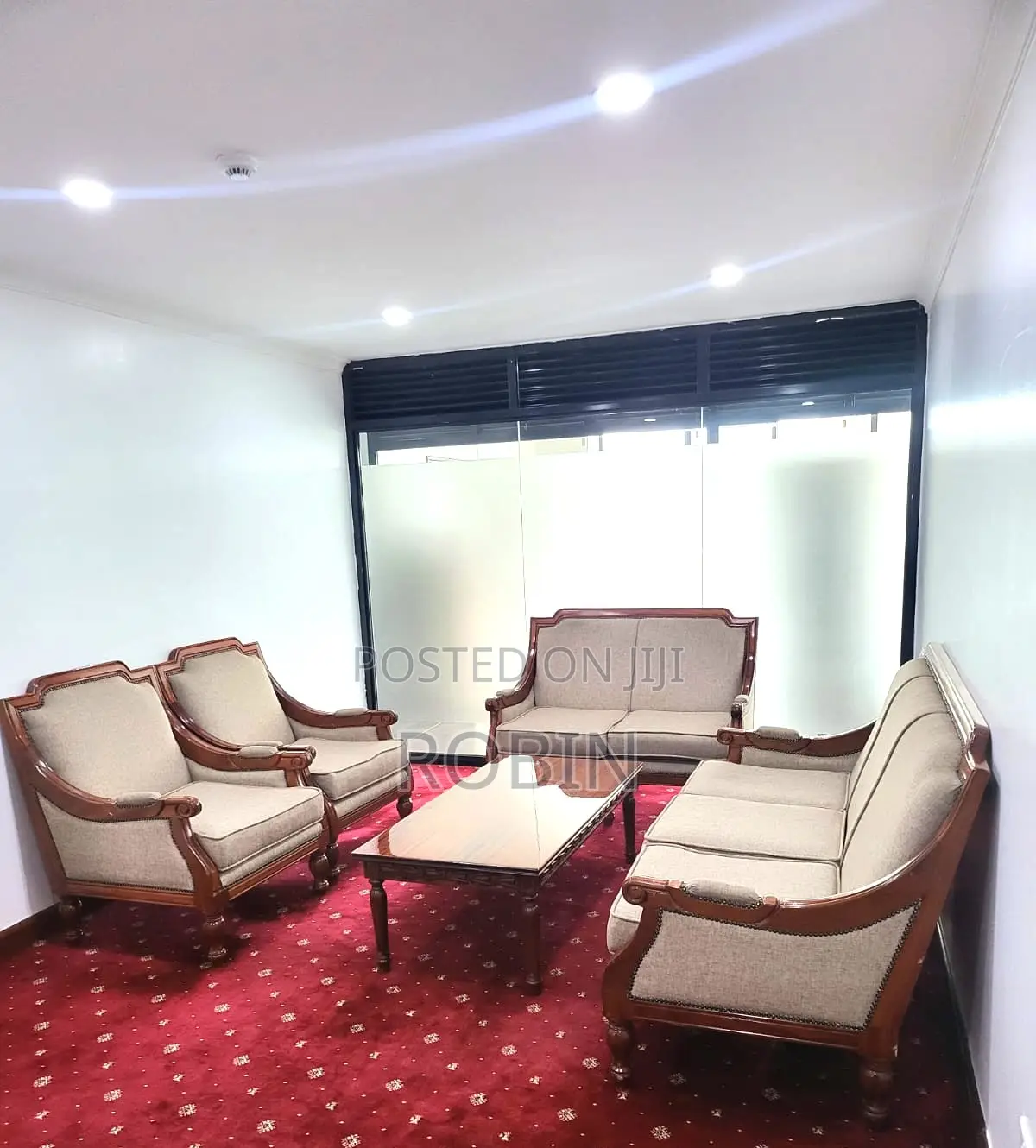 7- Seater Mahogany Antique Sofa