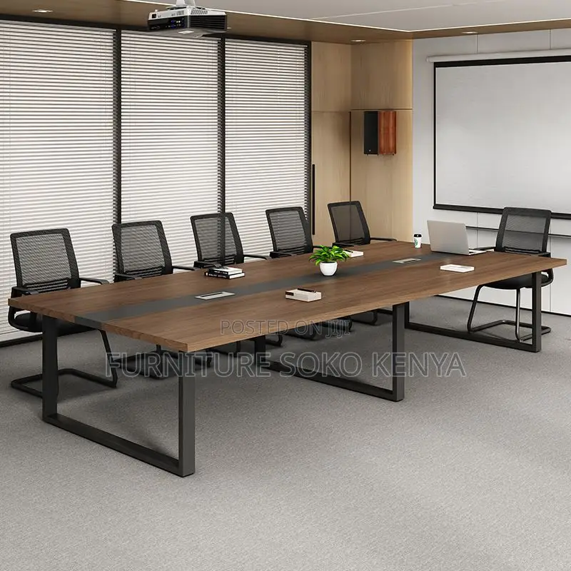 Office Table : Modern 2.4M (2400mm) Office Boardroom Table