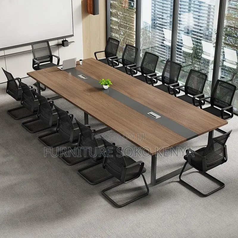 Office Table : Modern 2.4M (2400mm) Office Boardroom Table