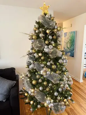 Mesh Tulle Fabric Roll for Xmas Ribbon Tree Decor