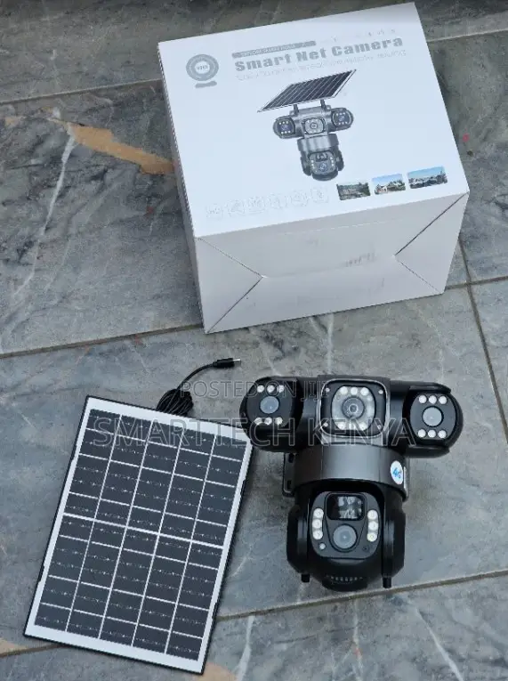 V380 Pro 3 Lens Solar CCTV – Security Camera With Motion Detection