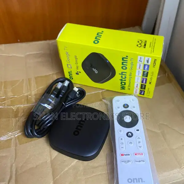 Dolby Audio Support ONN Google TV Streaming Box 8GB Storage