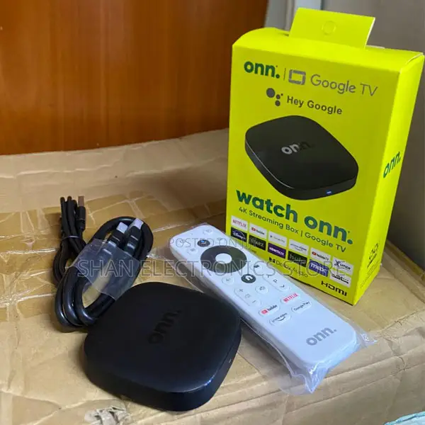Dolby Audio Support ONN Google TV Streaming Box 8GB Storage