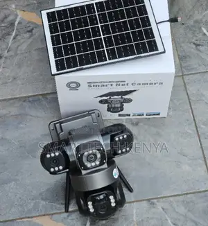 V380 Pro Triple Lens CCTV – Solar WiFi Camera With Human Detection