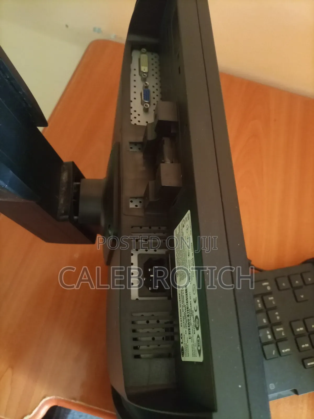Desktop Monitor and Keyboard