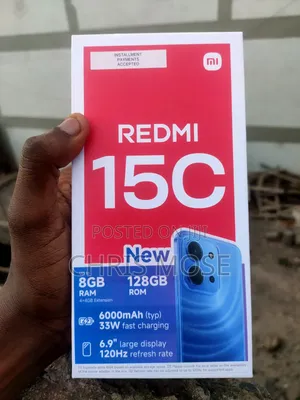 Xiaomi Redmi 15C 4G 128 GB Black