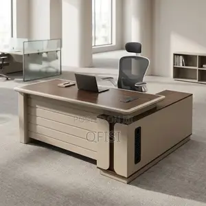 Office Desk; L-Shaped Office Desk With Side Return