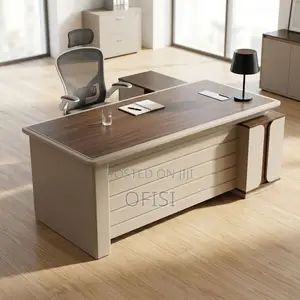 Office Desk; L-Shaped Office Desk With Side Return