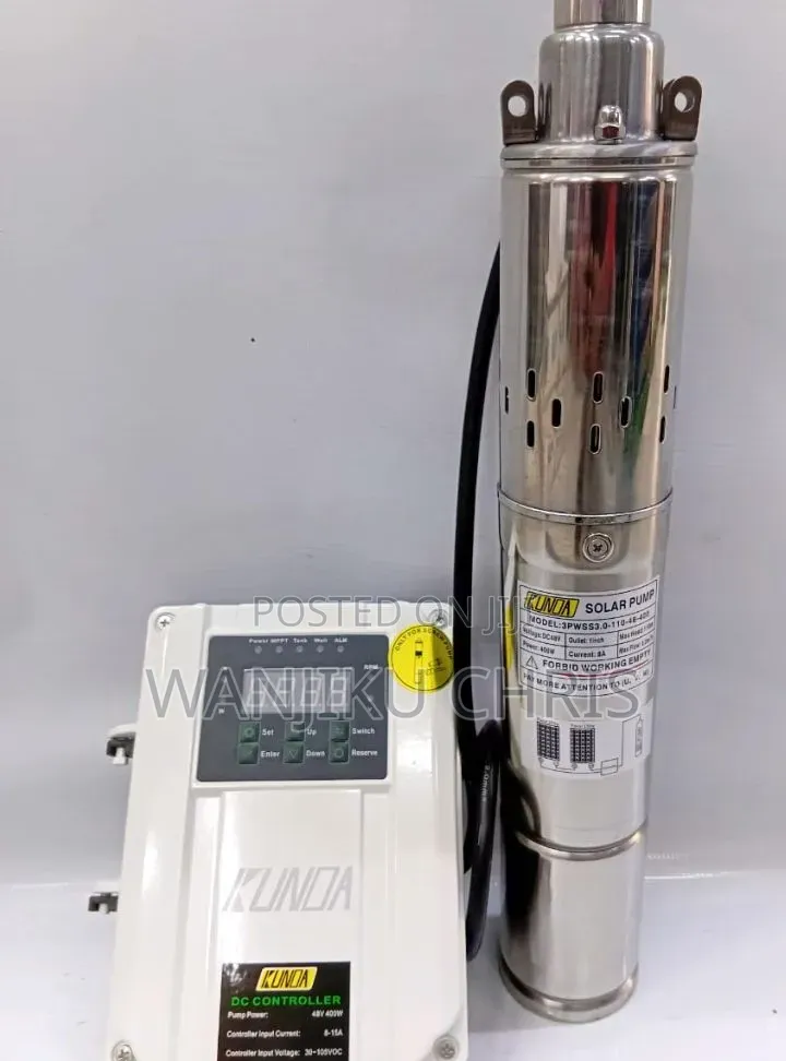 Kunda Solar Pump 400W Max Head 110m