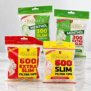 Palmer Cotton Filter Tips Slim - Extra Slim. Menthol 300 & 600 Pack