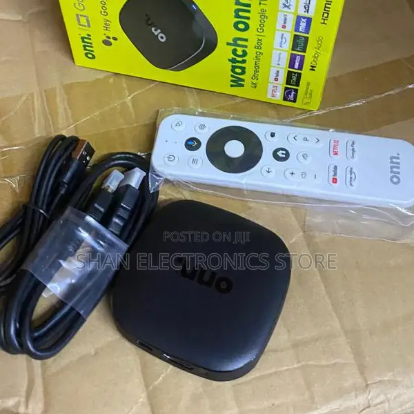 Smart Voice Search ONN Google TV Box With Google Assistant