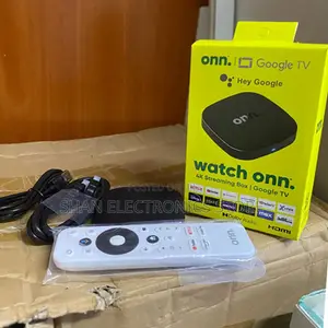 4K Video Streaming ONN Google TV Box With HDMI Connection