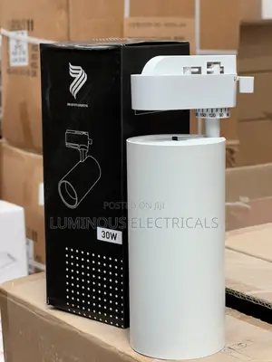 30W White LED Track Light – Adjustable Spotlight