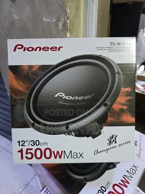 Pioneer TS-W33S4 1500watts(400watts RMS) Bass Subwoofer
