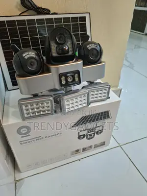 VTS 30 Outdoor Solar CCTV Camera With 3 Lenses and Night Vision