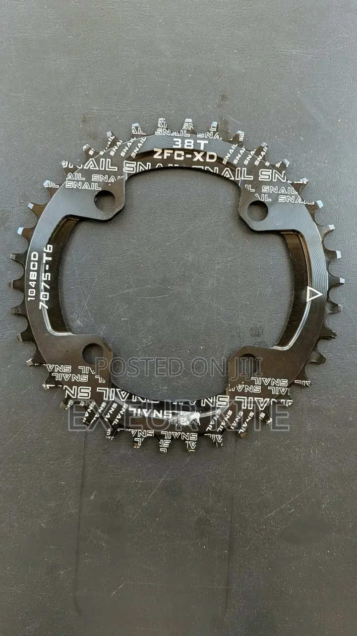 1by Chainrings 34T to 38T 104 BCD Snail