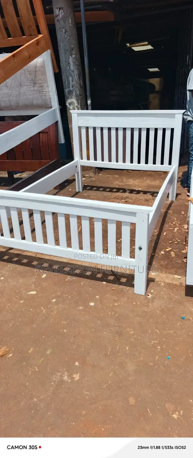 5x6 Wooden Bed