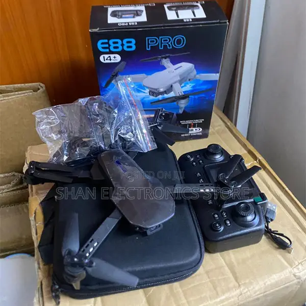 Compact E88 PRO Drone With Camera Screen and Foldable Arms