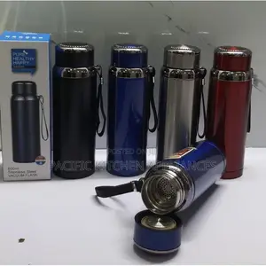 800ml Stainless Steel Vacuum Flask - Portable Thermos With Filter