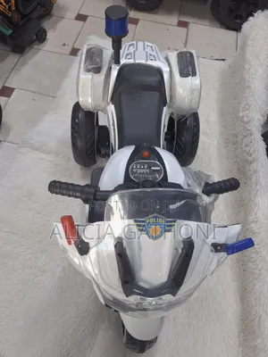 Kids Electric Police Bike 2_5yrs