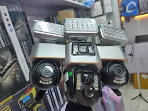 VTS30A Triple Lens Solar CCTV Camera With LED Street Light
