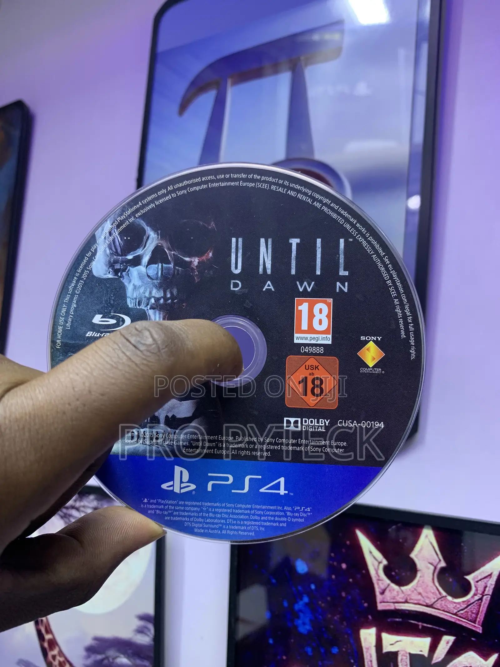 Ps4 Until Dawn Game